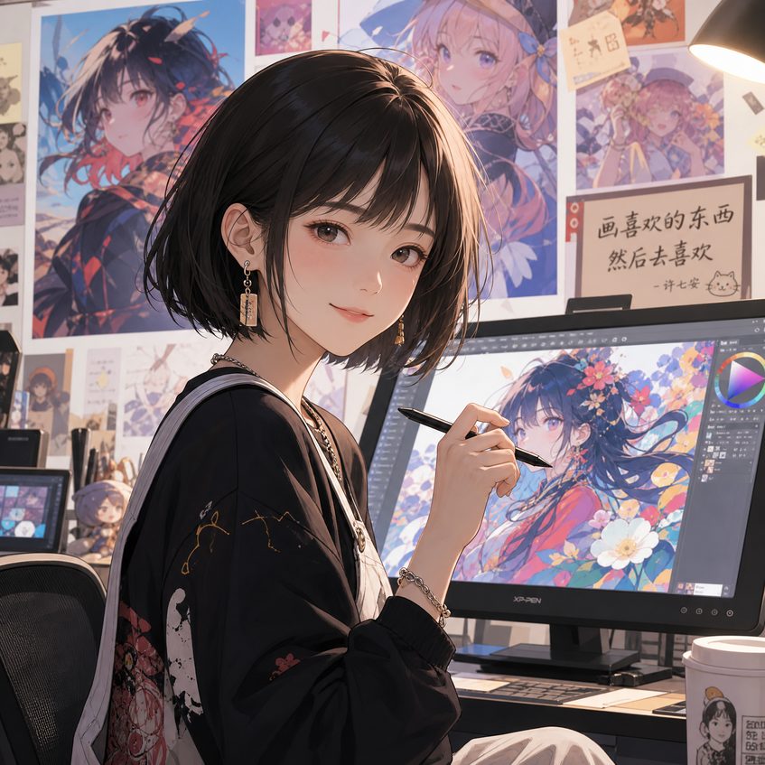 高清3D动漫动漫视觉艺术总监苏晴